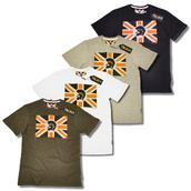 View Item Lambretta Skin Trojan Helmet Logo Union Jack Flag T Shirt